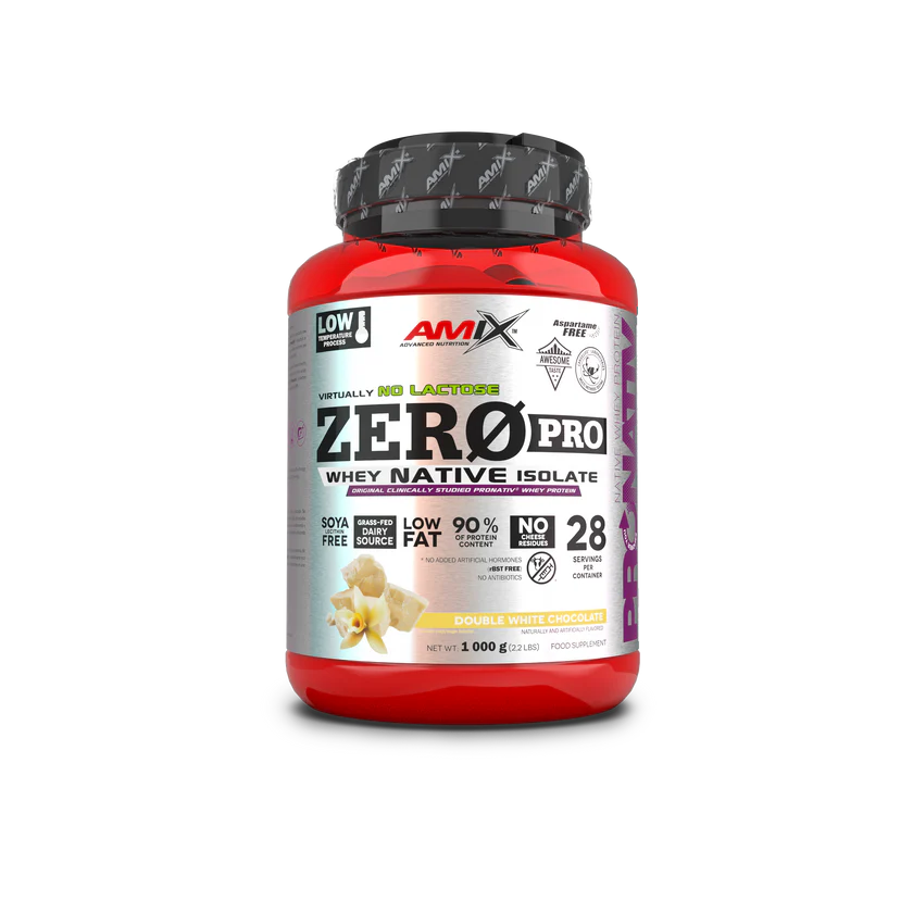 ZEROPRO PROTEIN DOBLE CHOCOLATE BLANCO 1KG AMIX