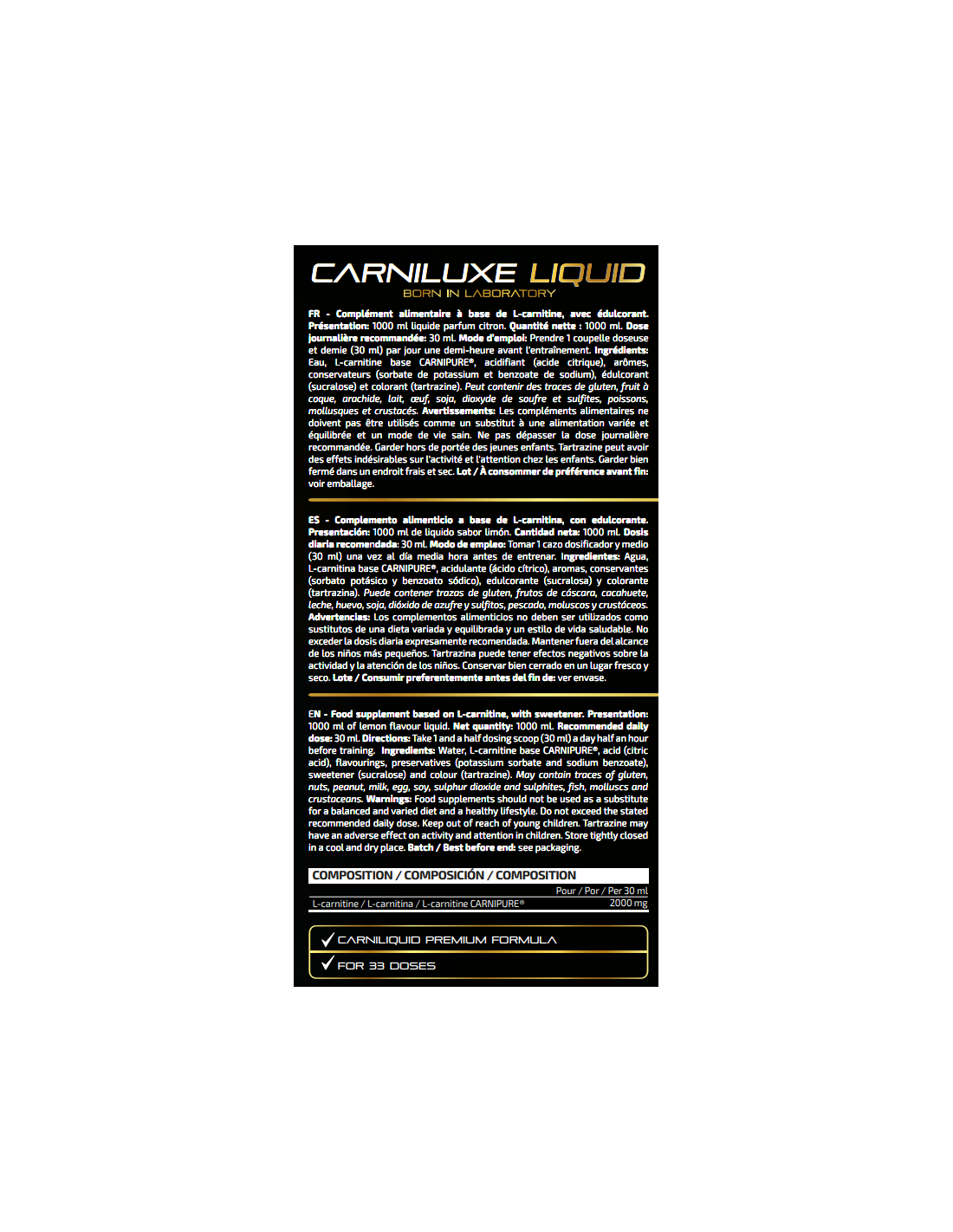 CARNITINA LIQUIDA LIMON 1L IO.GENIX