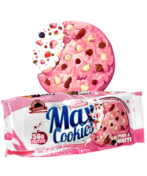 MAX COOKIES PINK & WHITE BIG