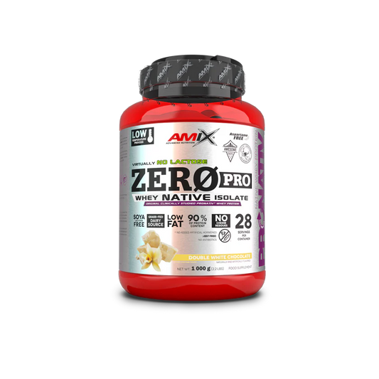 ZEROPRO PROTEIN DOBLE CHOCOLATE BLANCO 1KG AMIX