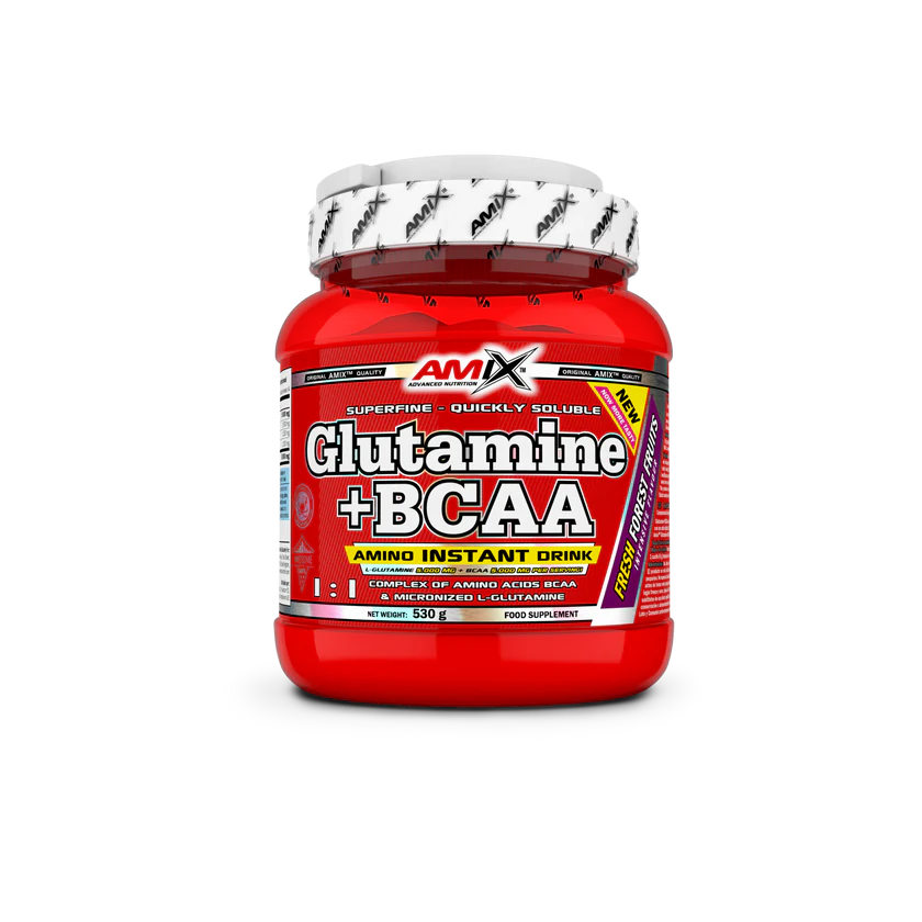 GLUTAMINA + BCAA 530GR AMIX