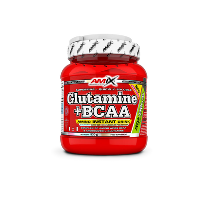 GLUTAMINA + BCAA 530GR AMIX
