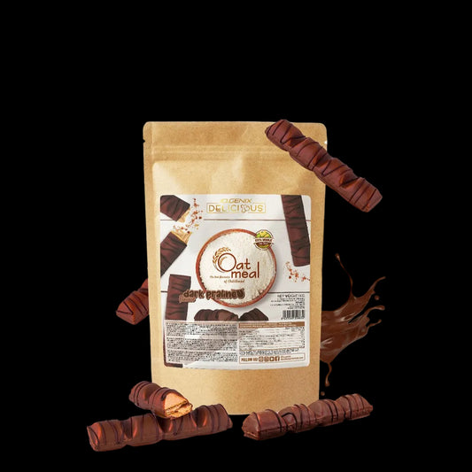 HARINA DE AVENA DARK PRALINÉ 1KG IO.GENIX