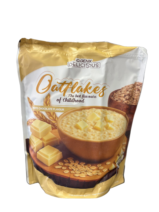 COPOS DE AVENA CHOCOLATE BLANCO 1KG IO GENIX