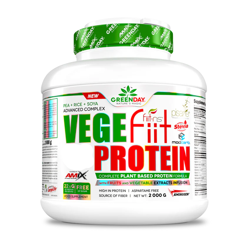 VEGEFIT PROTEIN CACAHUETE-CHOCO-CARAMELO AMIX