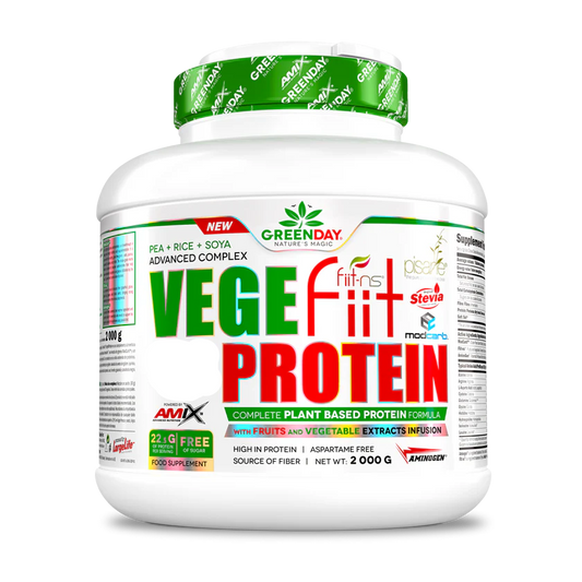 VEGEFIT PROTEIN CACAHUETE-CHOCO-CARAMELO AMIX