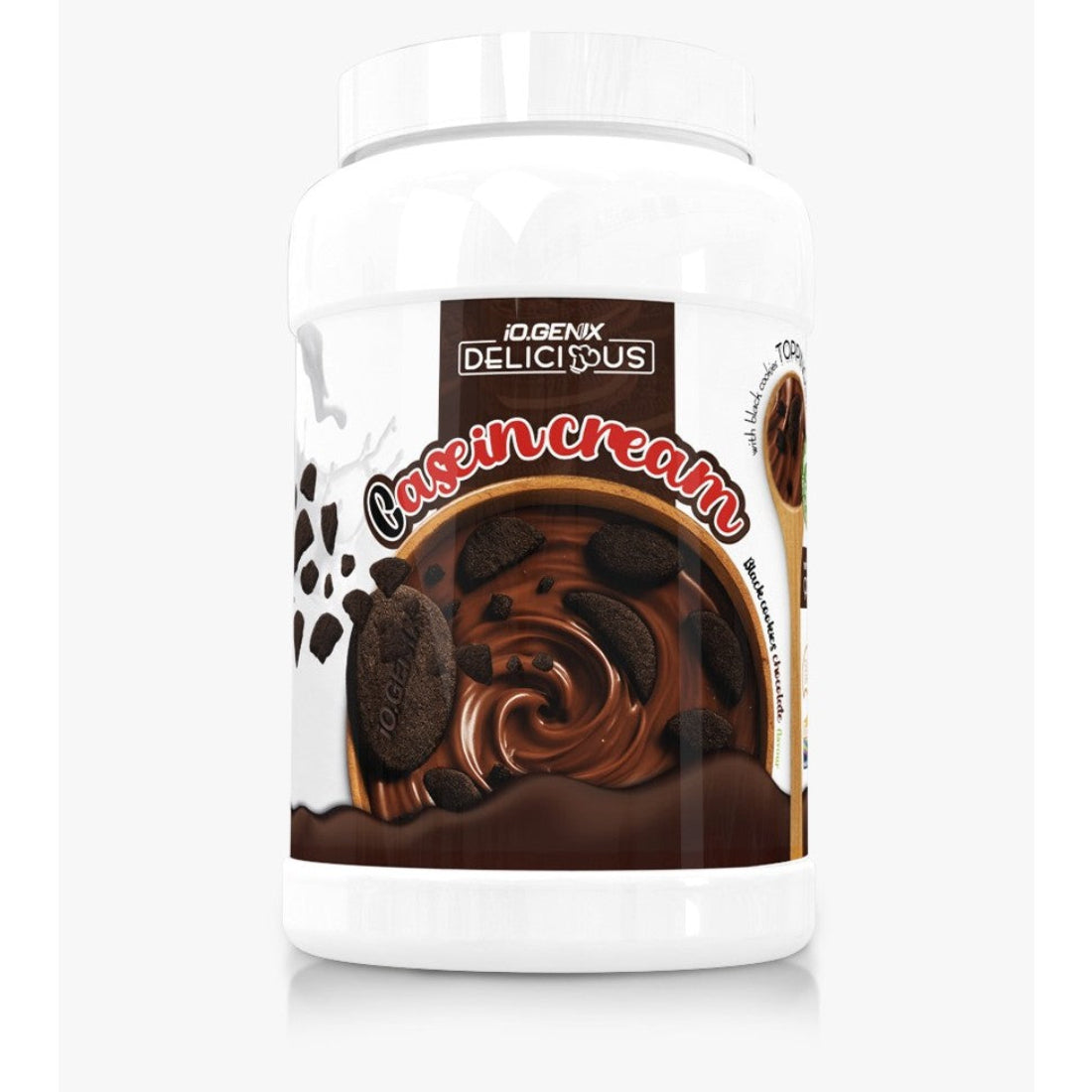 CASEINA  BLACK COOKIES 900GR IO.GENIX