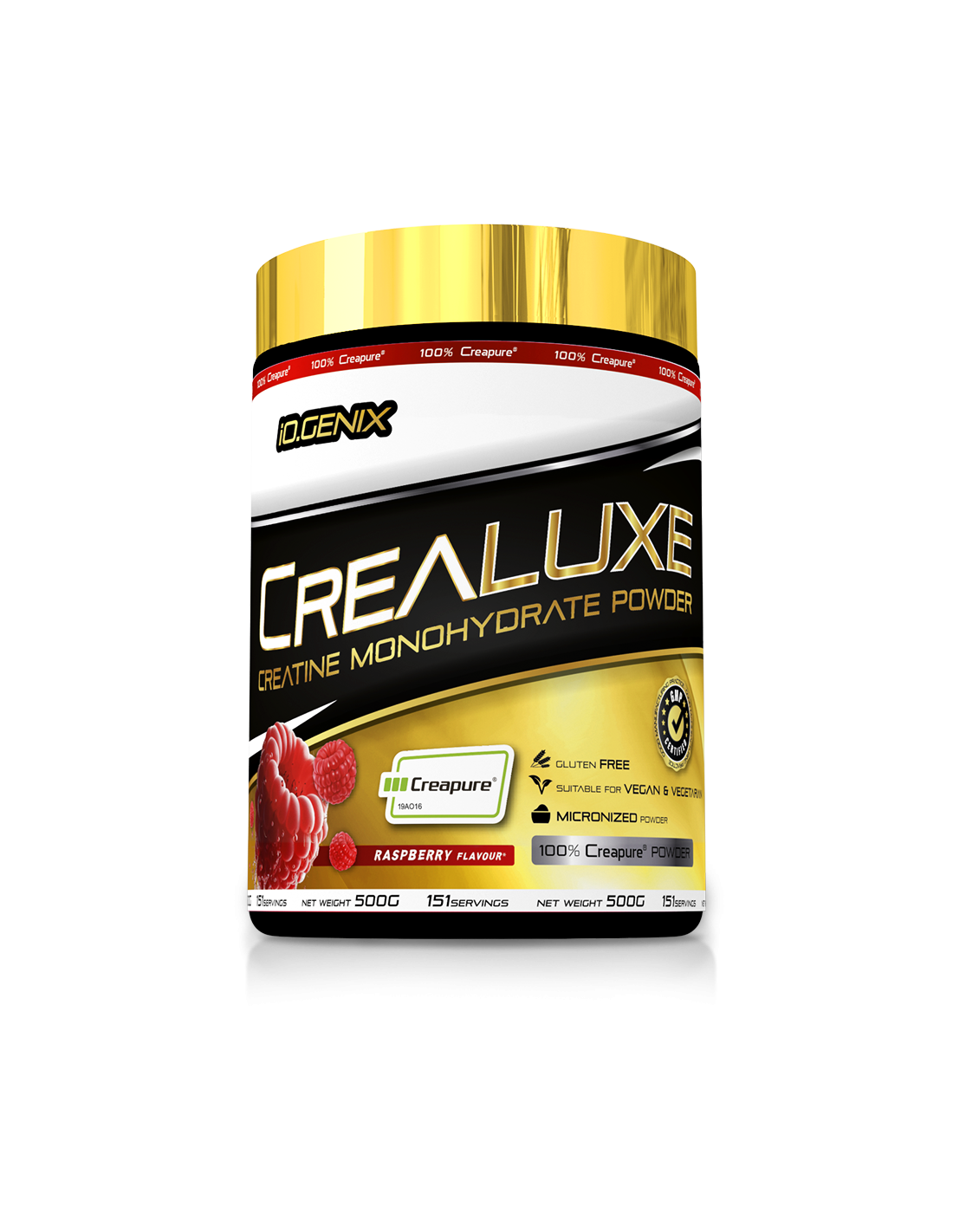 CREATINA RASPBERRY 500GR IO.GENIX