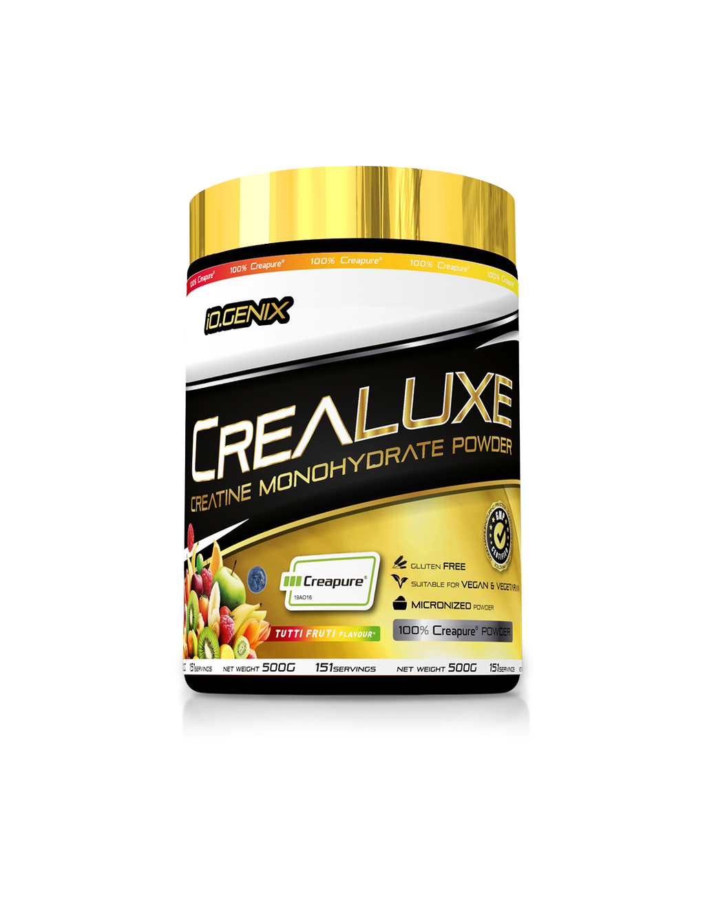 CREATINA TUTTI FRUTI 500GR IO.GENIX