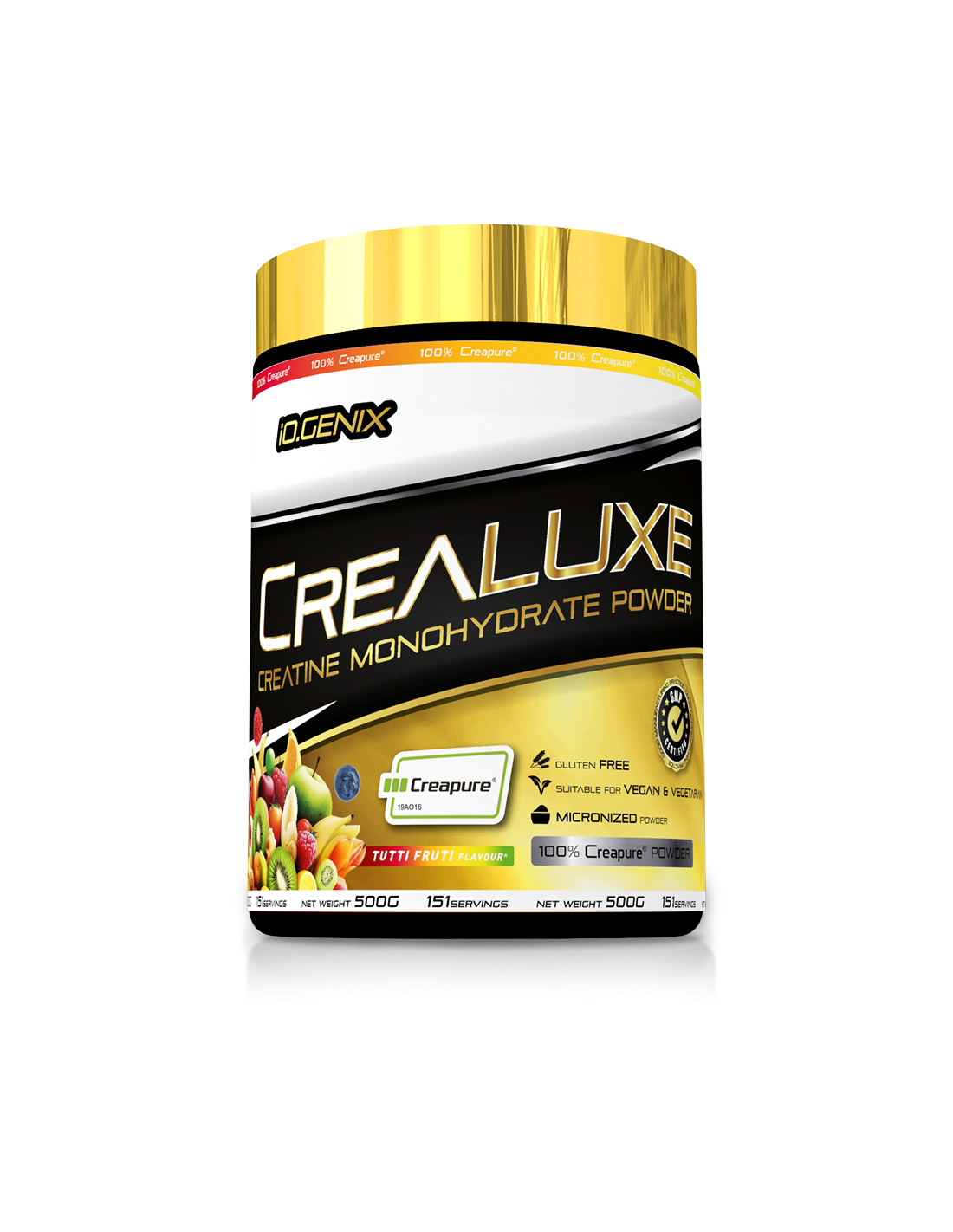 CREATINA TUTTI FRUTI 500GR IO.GENIX