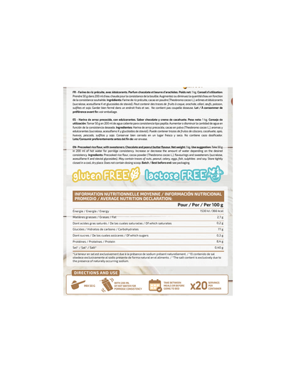 CREMA DE ARROZ CHOCO PEANUT BUTTER 1KG IO.GENIX