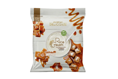 CREMA DE ARROZ CARAMELO SALADO 1KG IO.GENIX