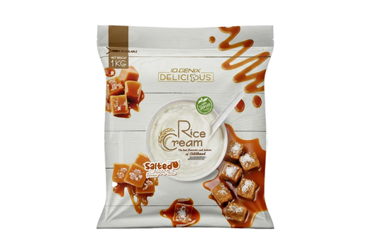 CREMA DE ARROZ CARAMELO SALADO 1KG IO.GENIX