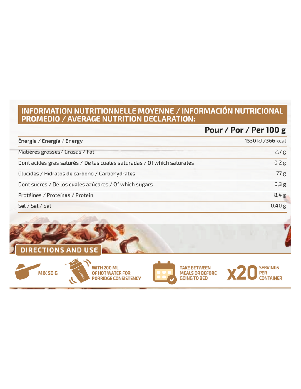 CREMA DE ARROZ CHOKOKRAC 1KG IO.GENIX