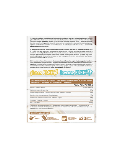 CREMA DE ARROZ NUTCHOC 1KG IO.GENIX
