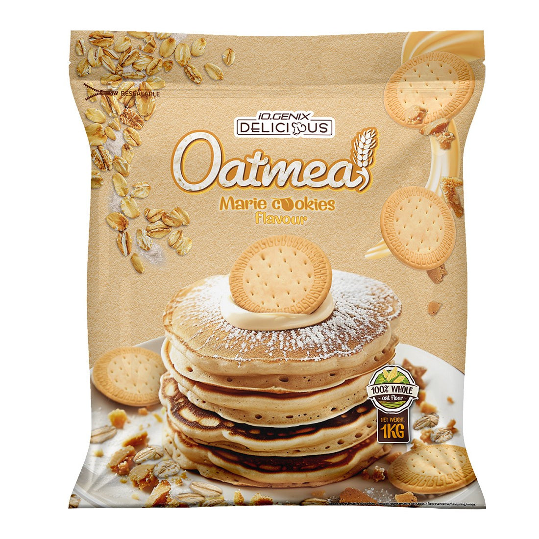 HARINA DE AVENA MARIE COOKIES 1KG IO.GENIX