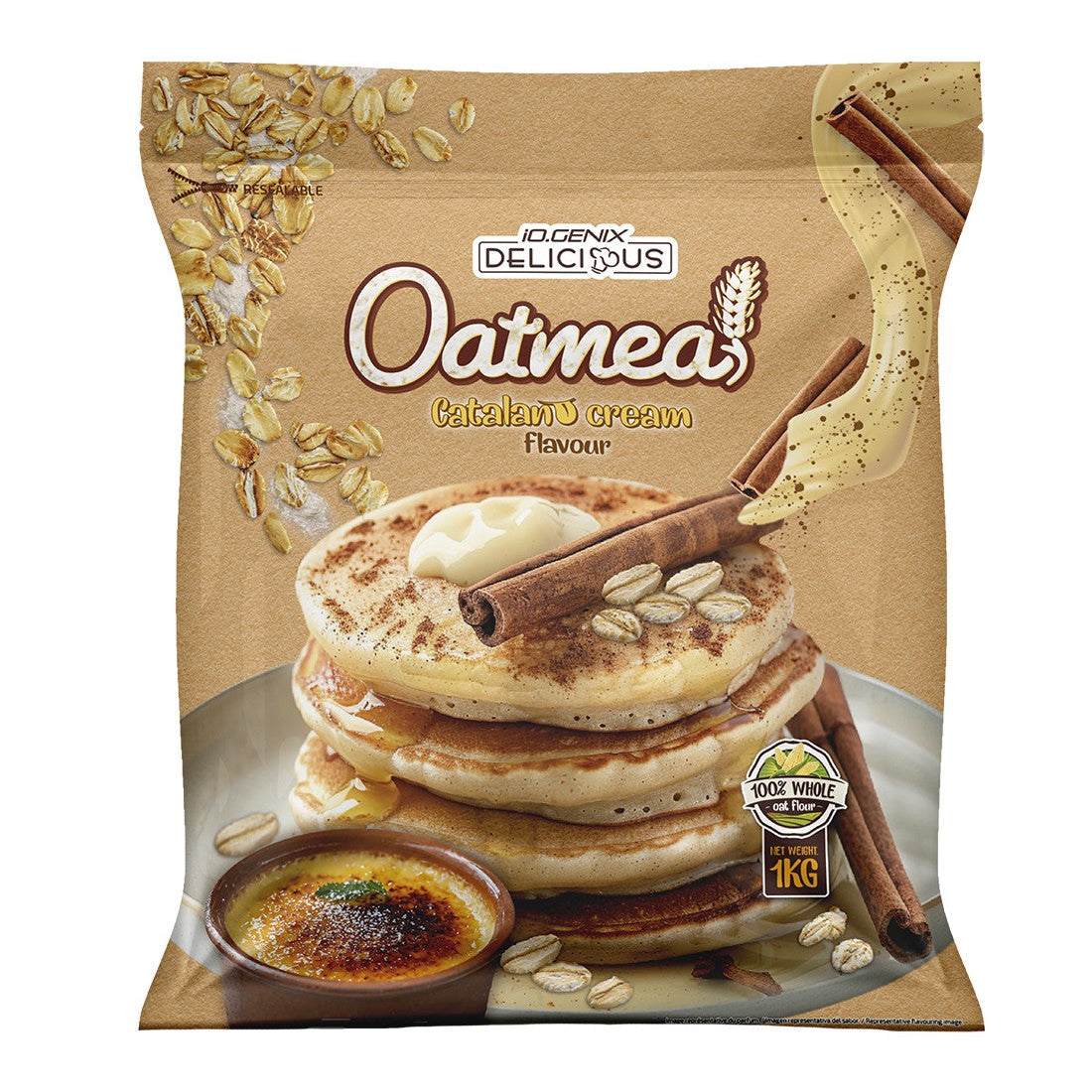 HARINA DE AVENA CREMA CATALANA IO.GENIX