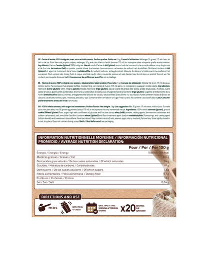 HARINA DE AVENA PRALINÉ 1KG IO.GENIX