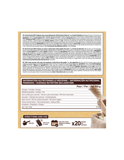 HARINA DE AVENA CREMA RICA COOKIES 1KG IO.GENIX