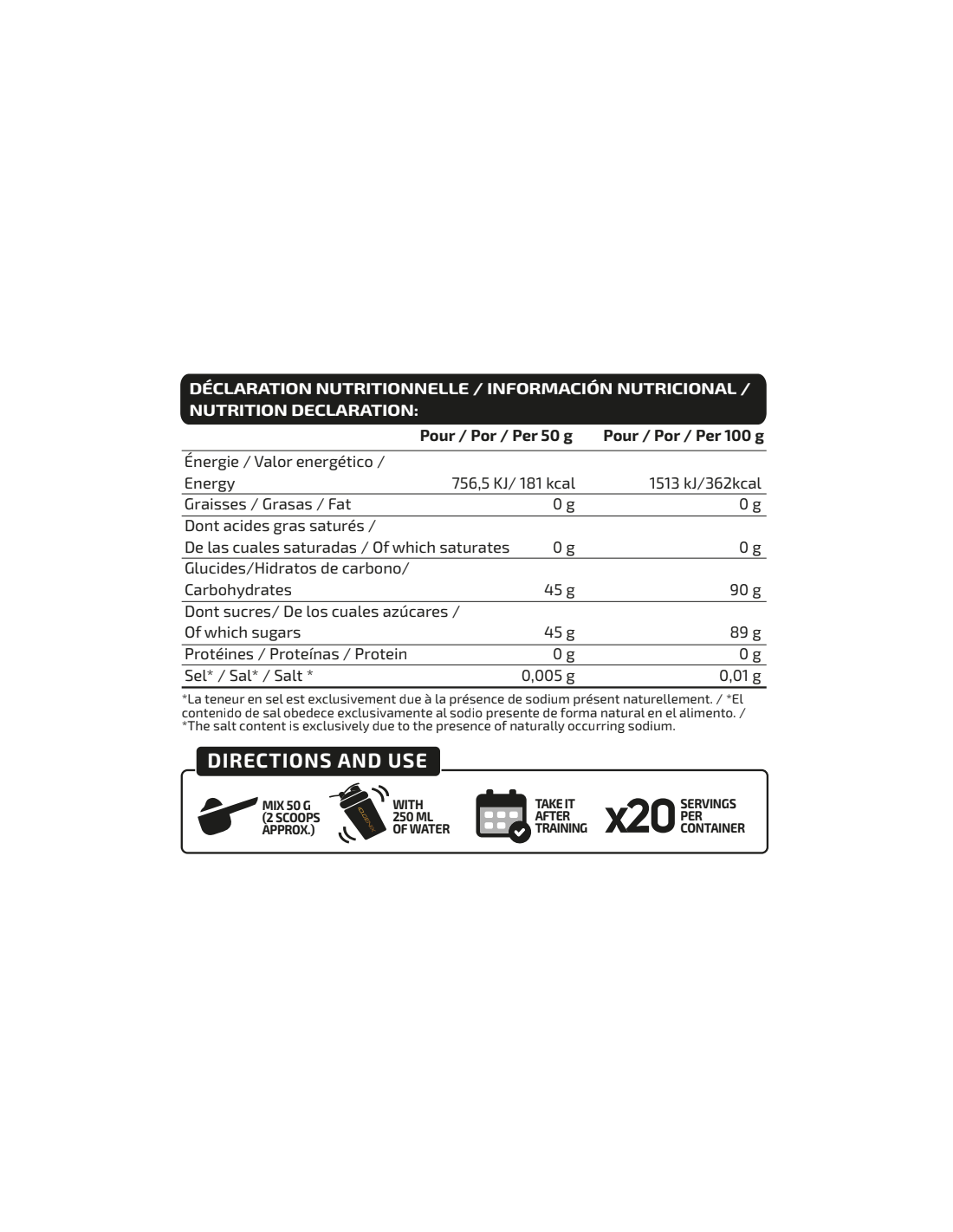 DEXTROSA MANZANA IO.GENIX