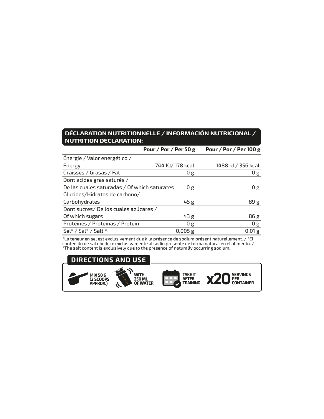 DEXTROSA LIMON IO.GENIX