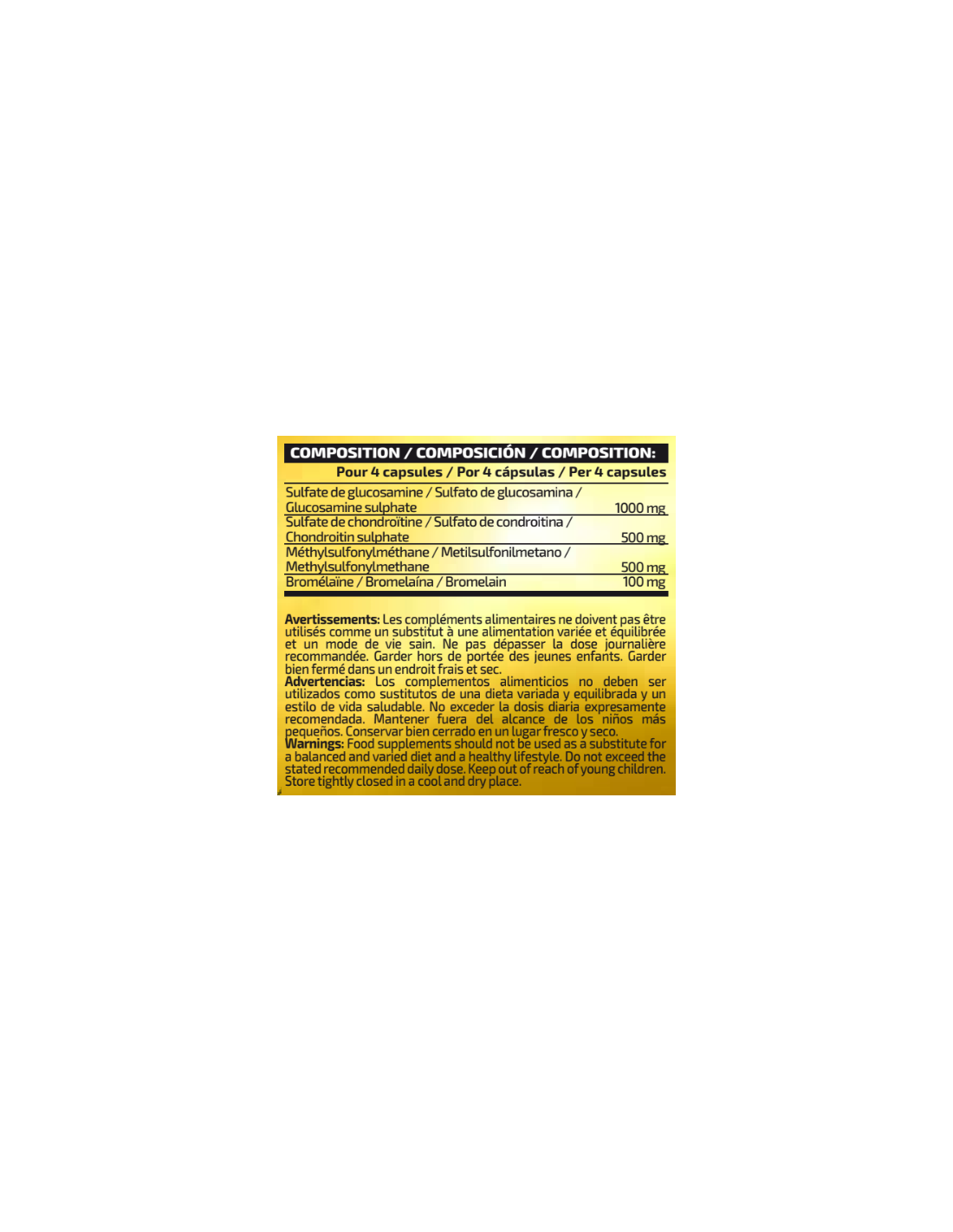 GLUCOSAMINE 120 CAPSULAS IO.GENIX