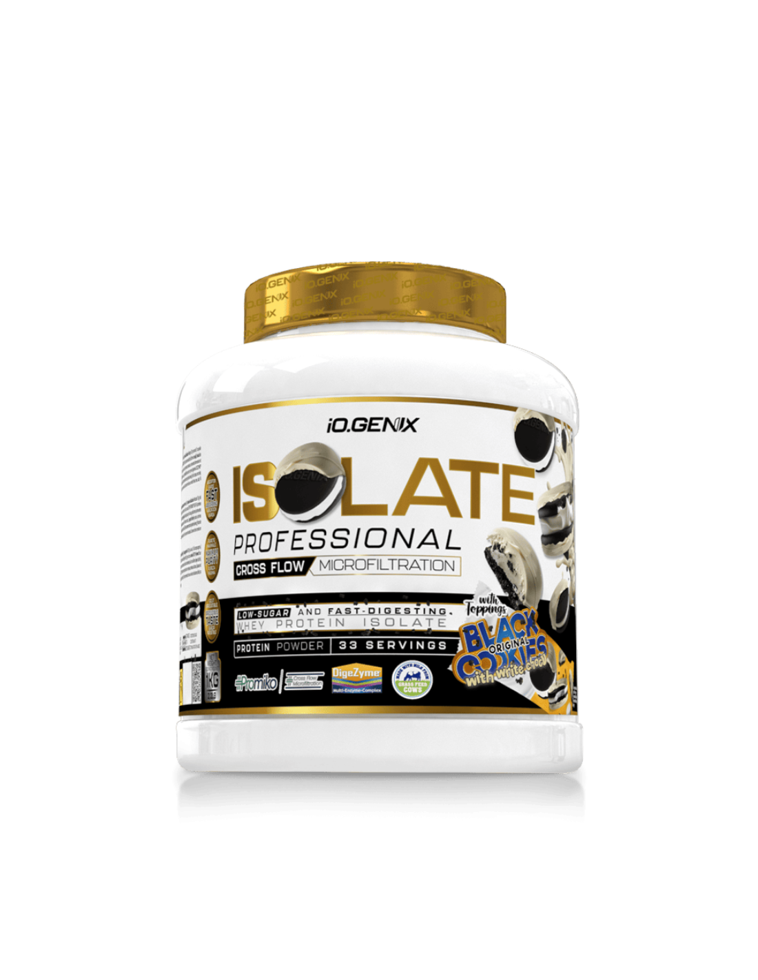 ISO BLACK COOKIES & CHOCOLATE BLANCO IO.GENIX
