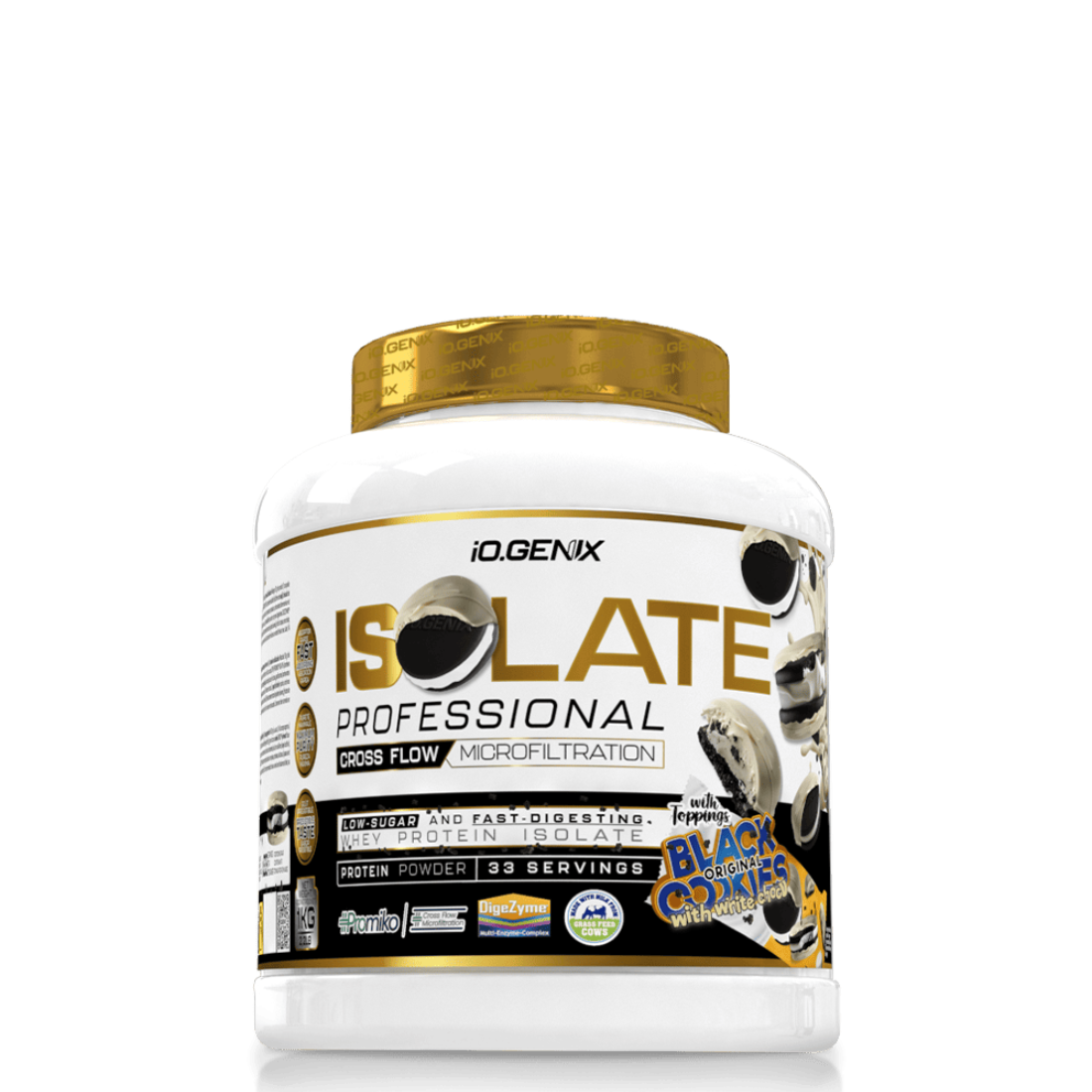 ISO BLACK COOKIES & CHOCOLATE BLANCO IO.GENIX