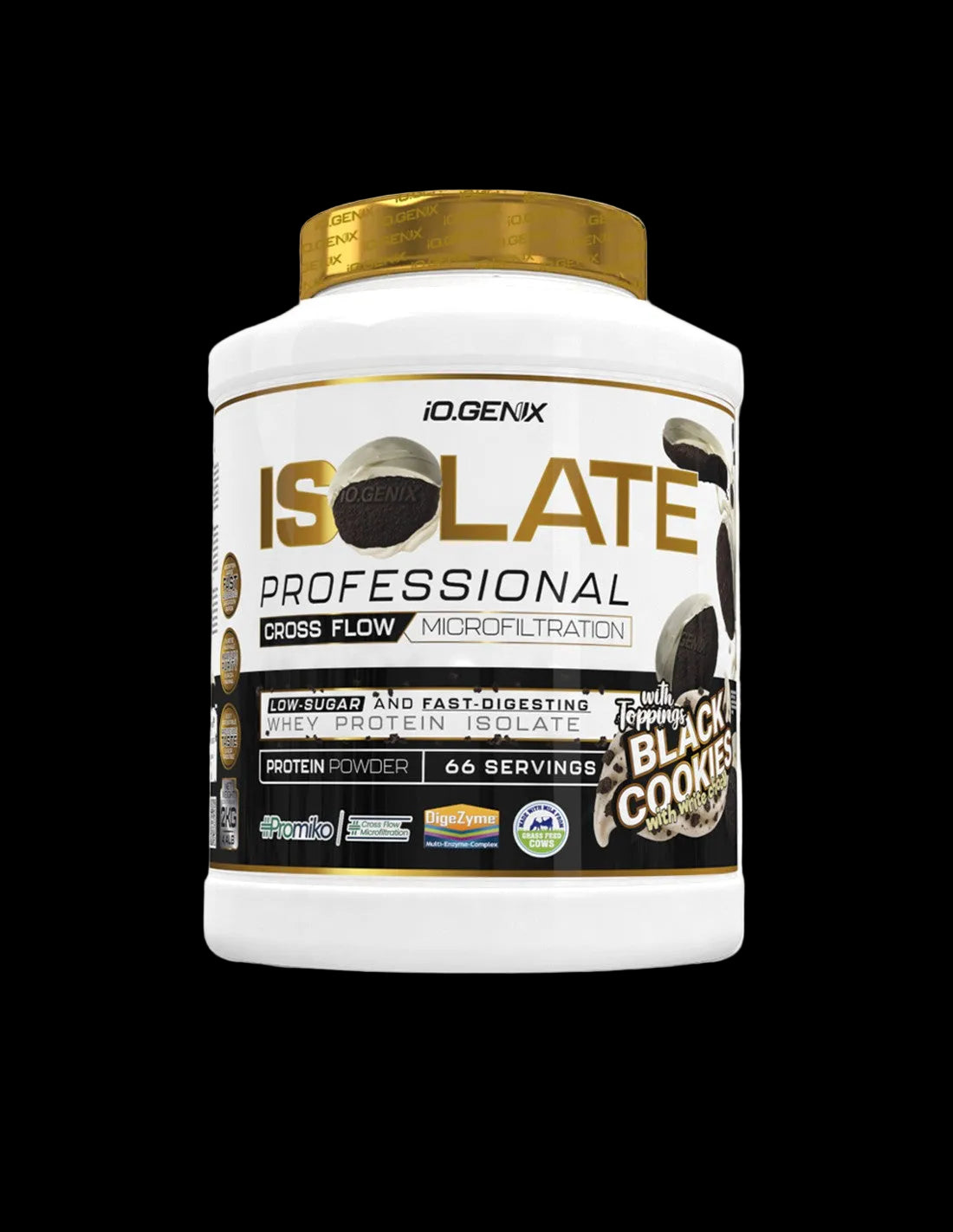 ISO BLACK COOKIES & CHOCOLATE BLANCO IO.GENIX