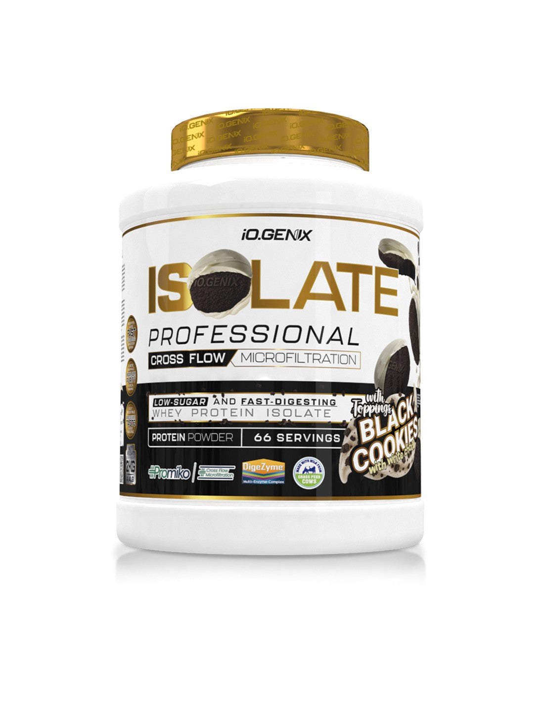 ISO BLACK COOKIES & CHOCOLATE BLANCO IO.GENIX