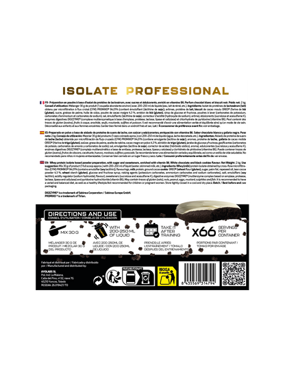 ISO BLACK COOKIES & CHOCOLATE BLANCO IO.GENIX
