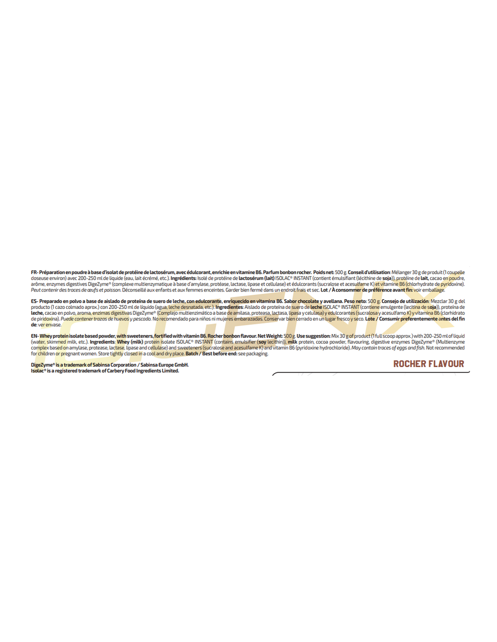 ISO BONBON ROCHER IO.GENIX