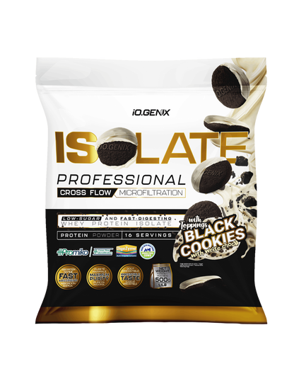 ISO BLACK COOKIES & CHOCOLATE BLANCO IO.GENIX