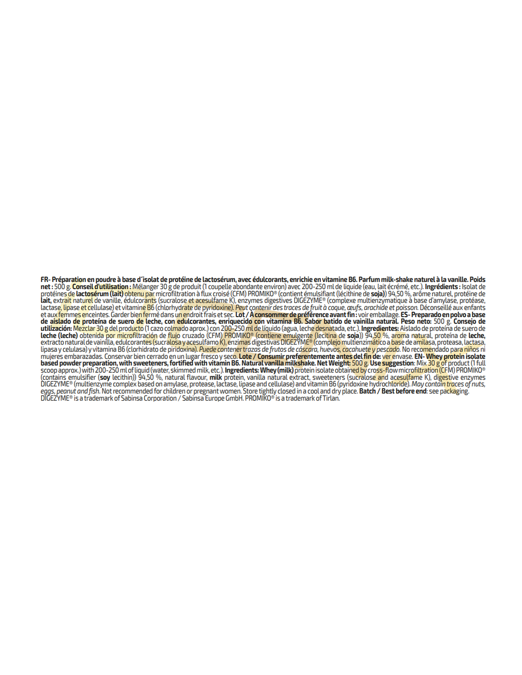 ISO VAINILLA IO.GENIX