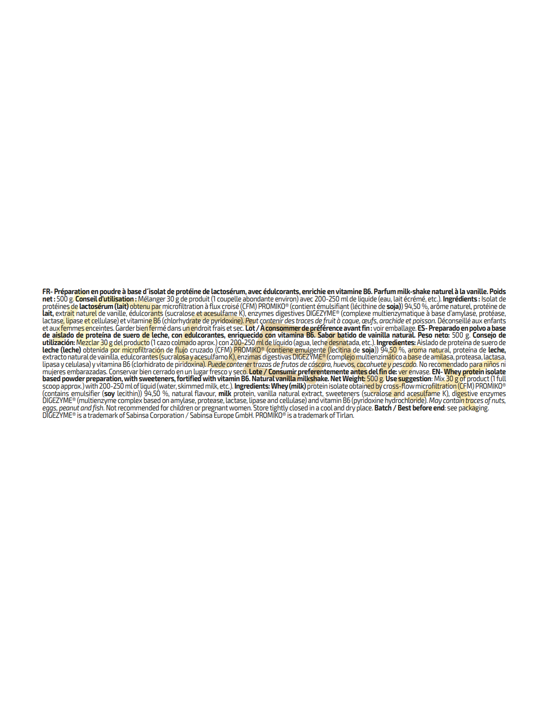 ISO VAINILLA IO.GENIX