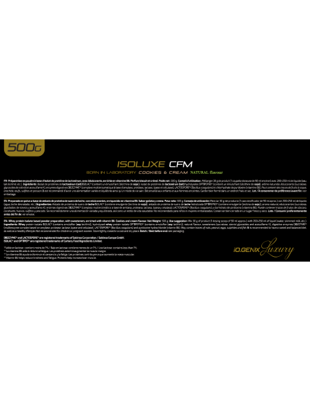 ISOLUXE CFM COOKIES & CREAM IO.GENIX