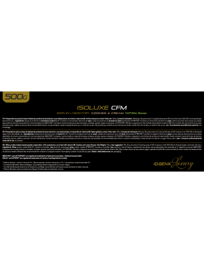 ISOLUXE CFM COOKIES & CREAM IO.GENIX
