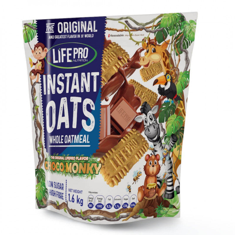 AVENA INSTANTANEA CHOCO MONKY 1,6KG LIFE PRO