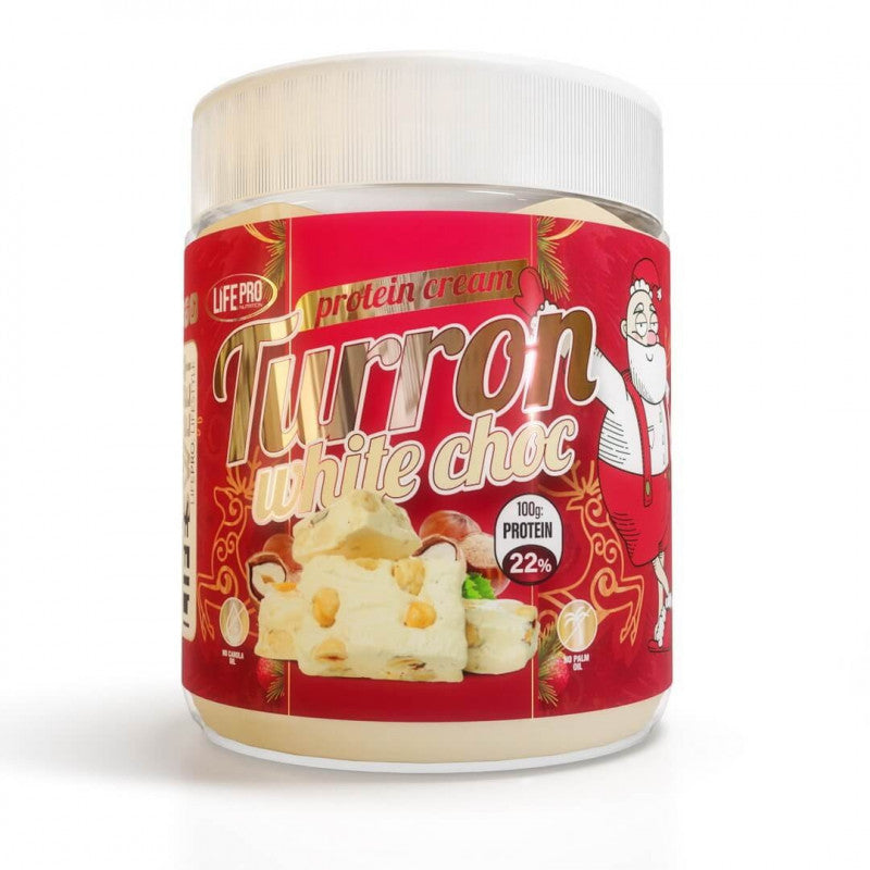 PROTEIN CREAM TURRON CRUNCHY CHOCOLATE BLANCO LIFE PRO