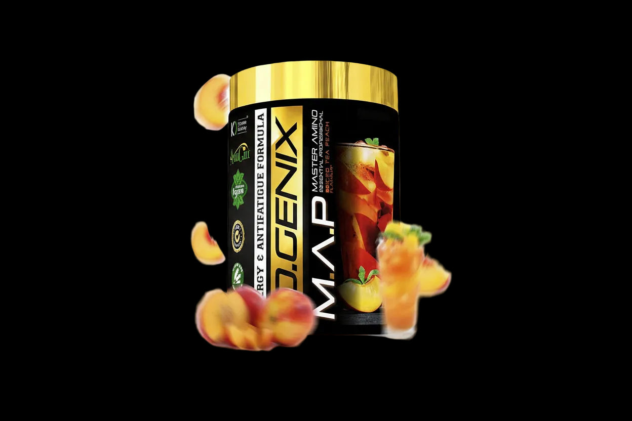 M.A.P ICE TEA PEACH IO.GENIX