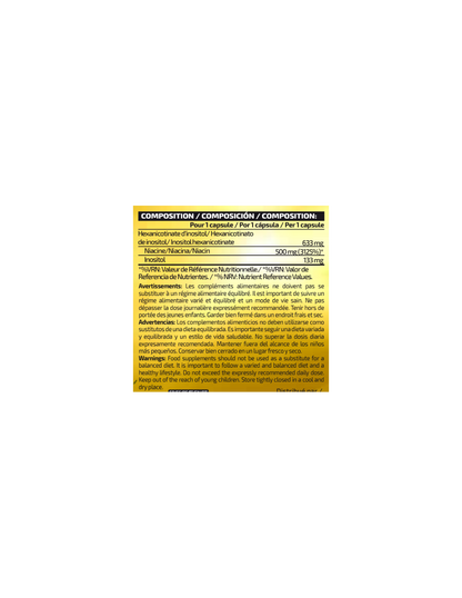 NIACIN 500 IO.GENIX 90 CAPSULAS