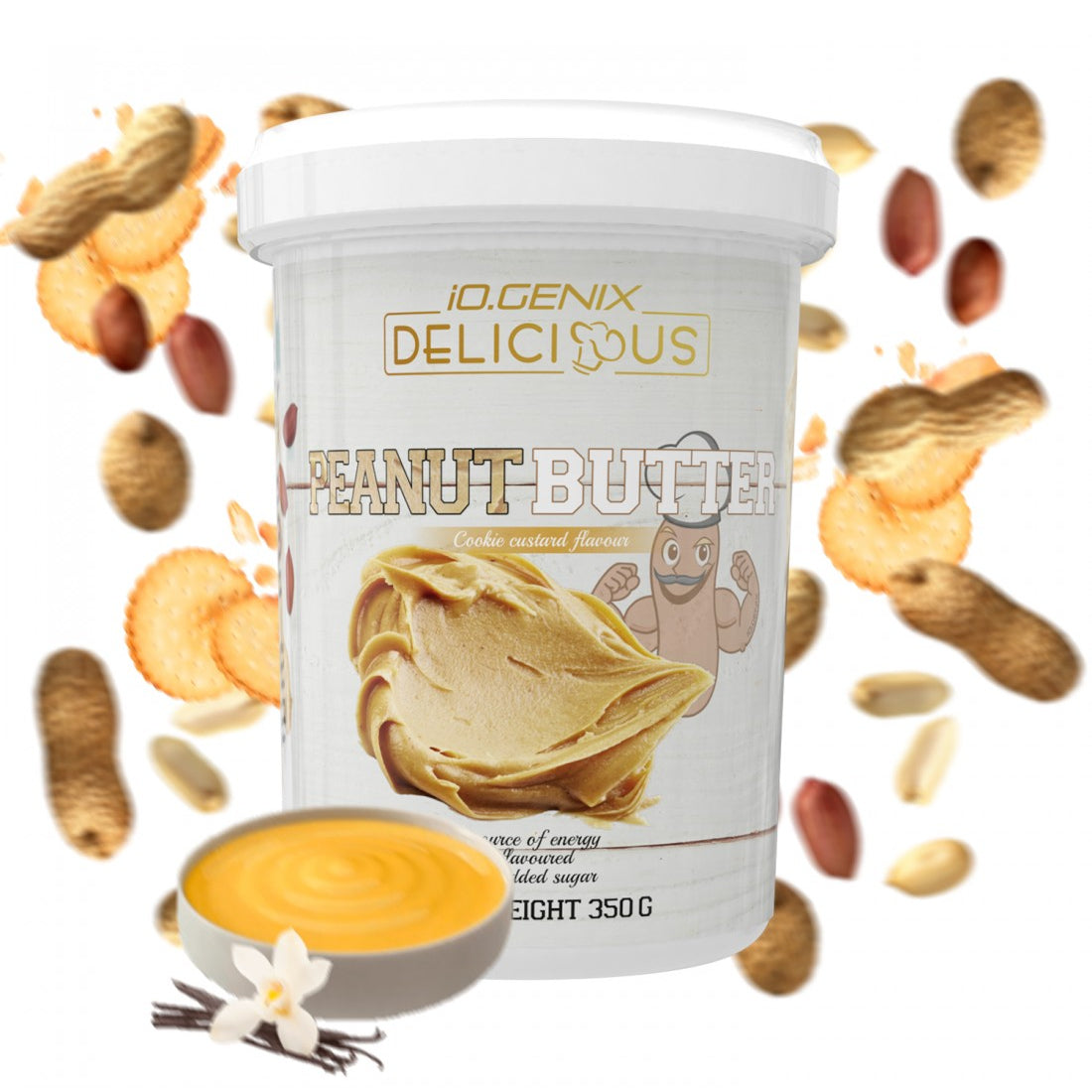 PEANUT BUTTER COOKIES 350GR IO.GENIX