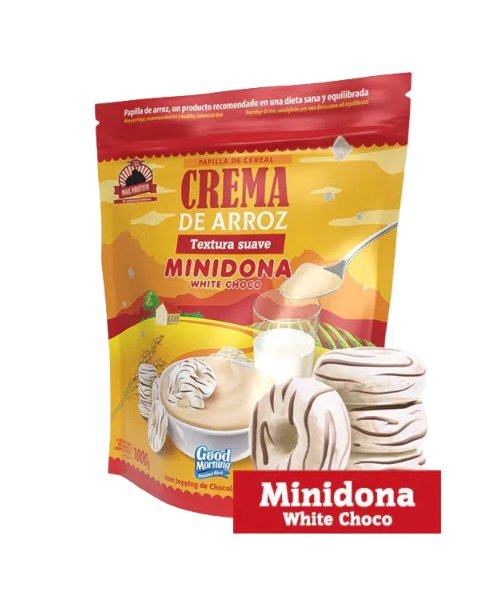CREMA DE ARROZ MINIDONA CHOCOLATE BLANCO BIG
