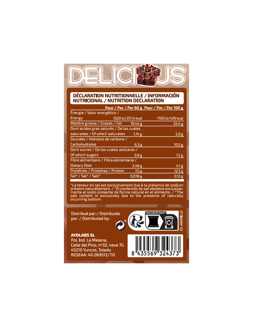 PROTEIN BROWNIE IO.GENIX