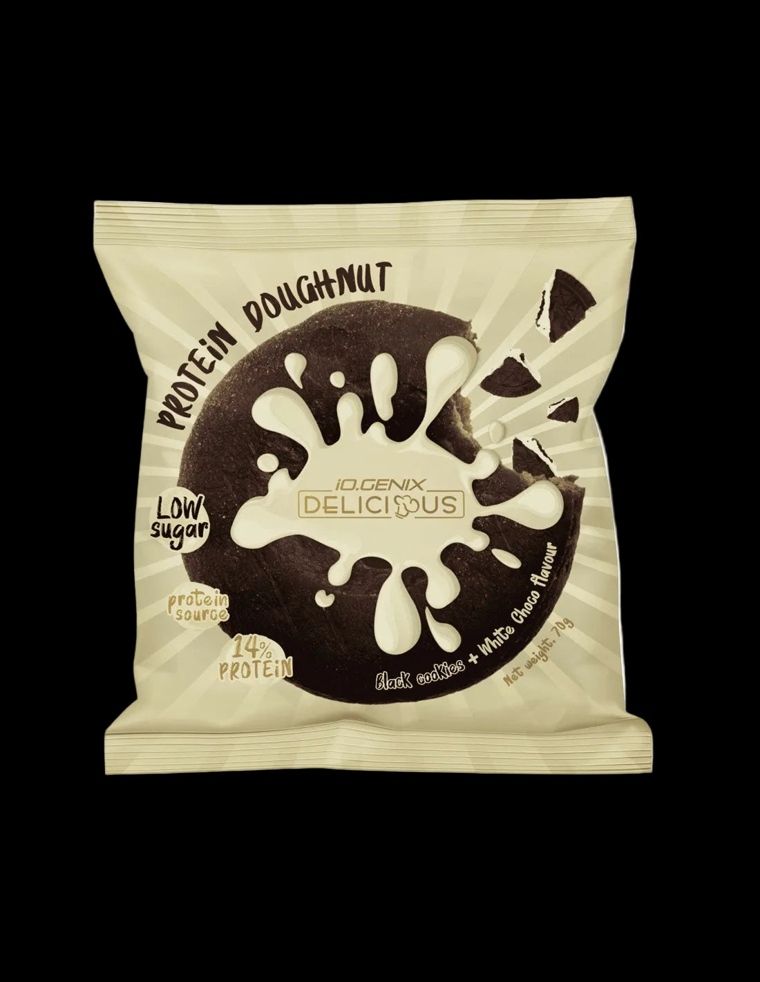 PROTEIN DOUGHNUT BLACK COOKIES Y CHOCO BLANCO