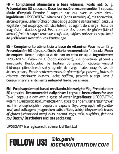 VITAMINA C LIPOSOMAL IO.GENIX