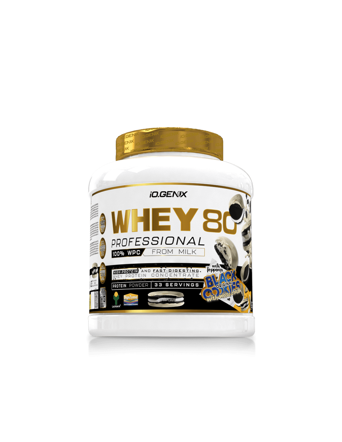 WHEY BLACK COOKIES Y CHOCOLATE BLANCO IO.GENIX