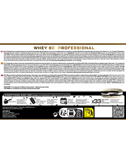 WHEY BLACK COOKIES Y CHOCOLATE BLANCO IO.GENIX