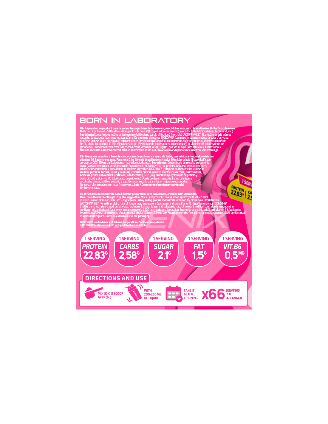 WHEY PINK BUN IO.GENIX