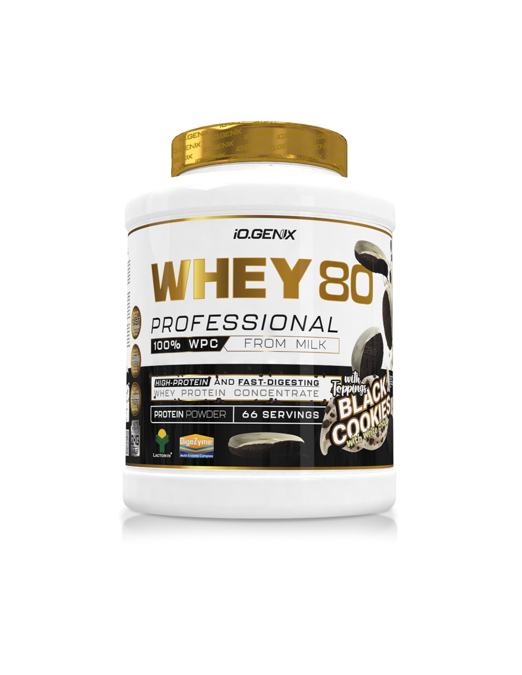 WHEY BLACK COOKIES Y CHOCOLATE BLANCO IO.GENIX